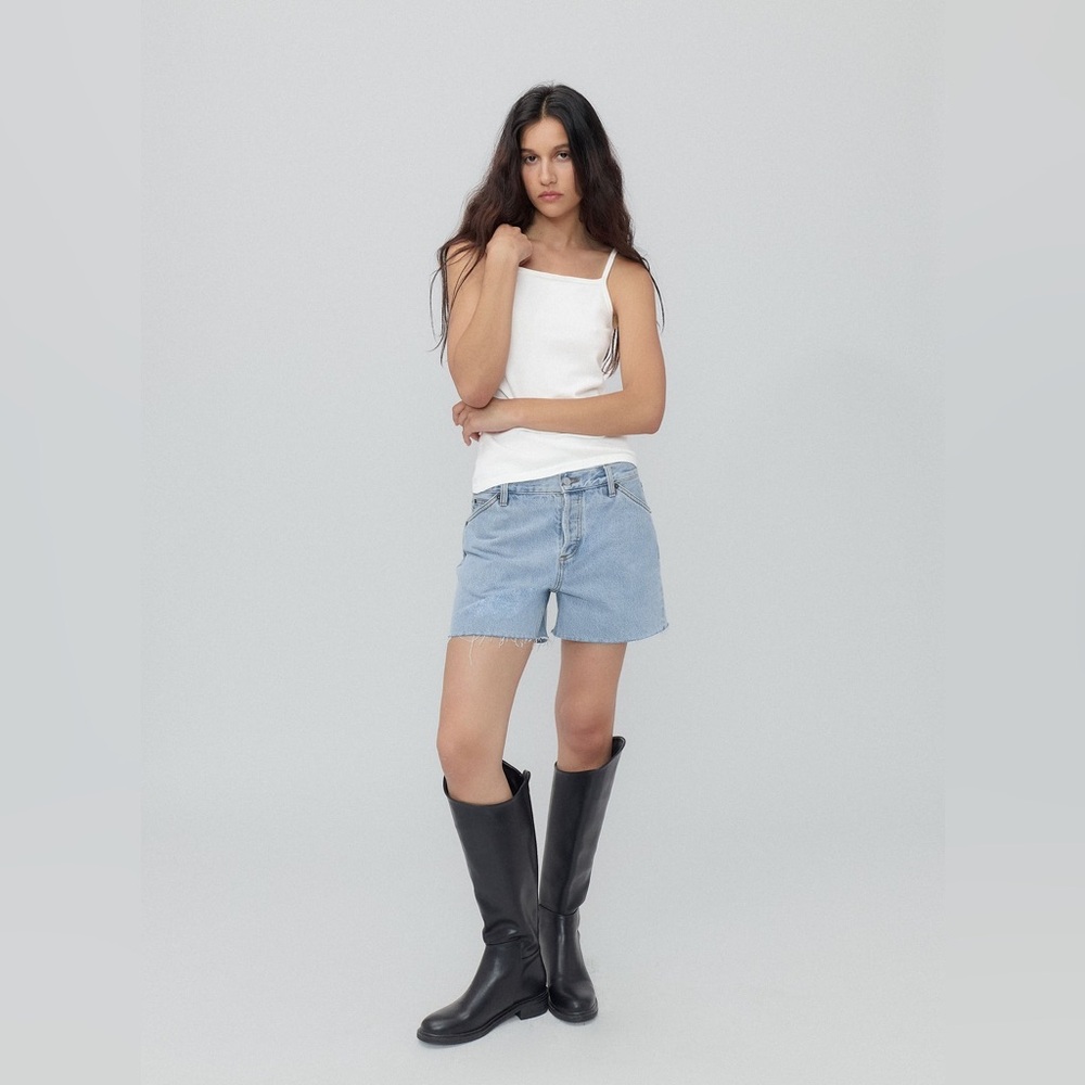 Still Here NY Cut Off Shorts - Vintage Blue - size 31